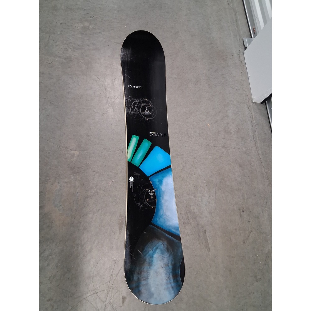 Burton Balance 148.5 Snowboard Black Blue Green Super Fly III Wood Core Canada